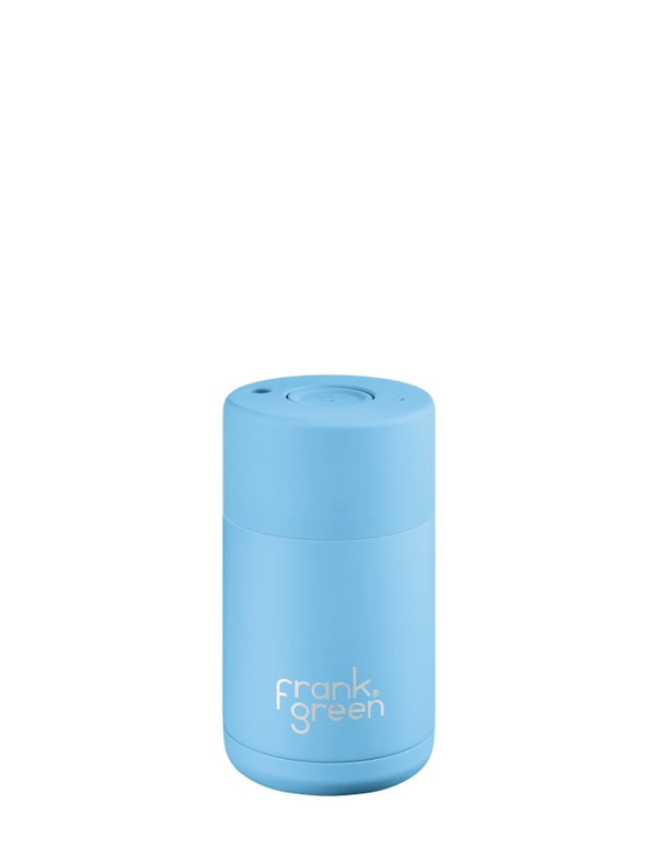 Frank Green Stainless Steel Ceramic Reusable Cup 10oz Sky Blue