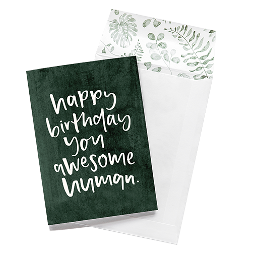 emma kate co Card - Happy Birthday You Awesome Human