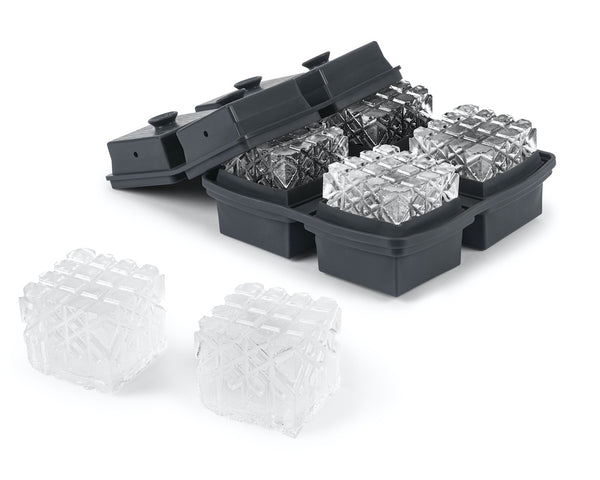 Peak Ice Tray Cocktail Crystal Charcoal