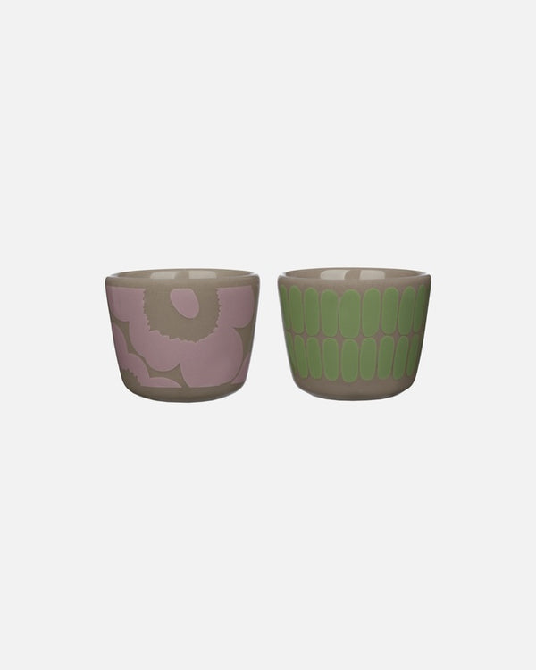 Marimekko Egg Cup Set of 2 Alku Mint & Pink