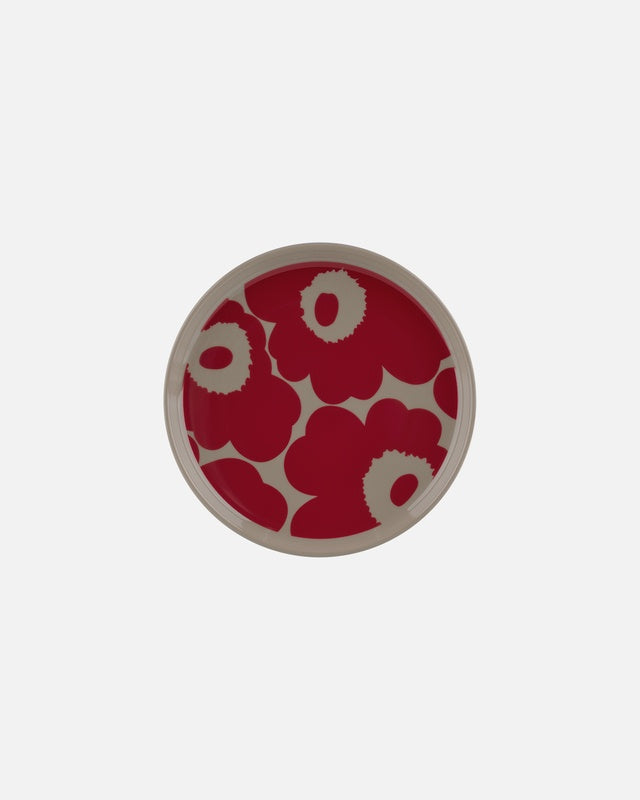 Marimekko Plate 13.5cm Unikko Terra & Red