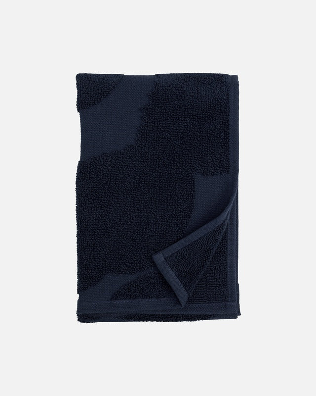 Marimekko Towel Guest Unikko Navy Blue