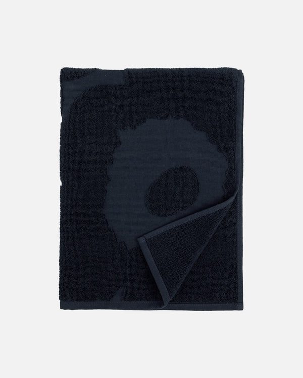 Marimekko Towel Hand Unikko Navy Blue