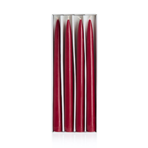 Maison Balzac Chandelles Tapered Candle Set of 4 Rouge