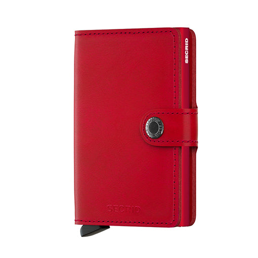 Secrid Miniwallet Original Red Leather