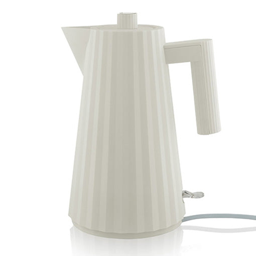 Alessi Plisse Electric Kettle White