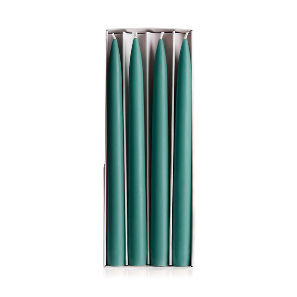 Maison Balzac Chandelles Tapered Candle Set of 4 Teal